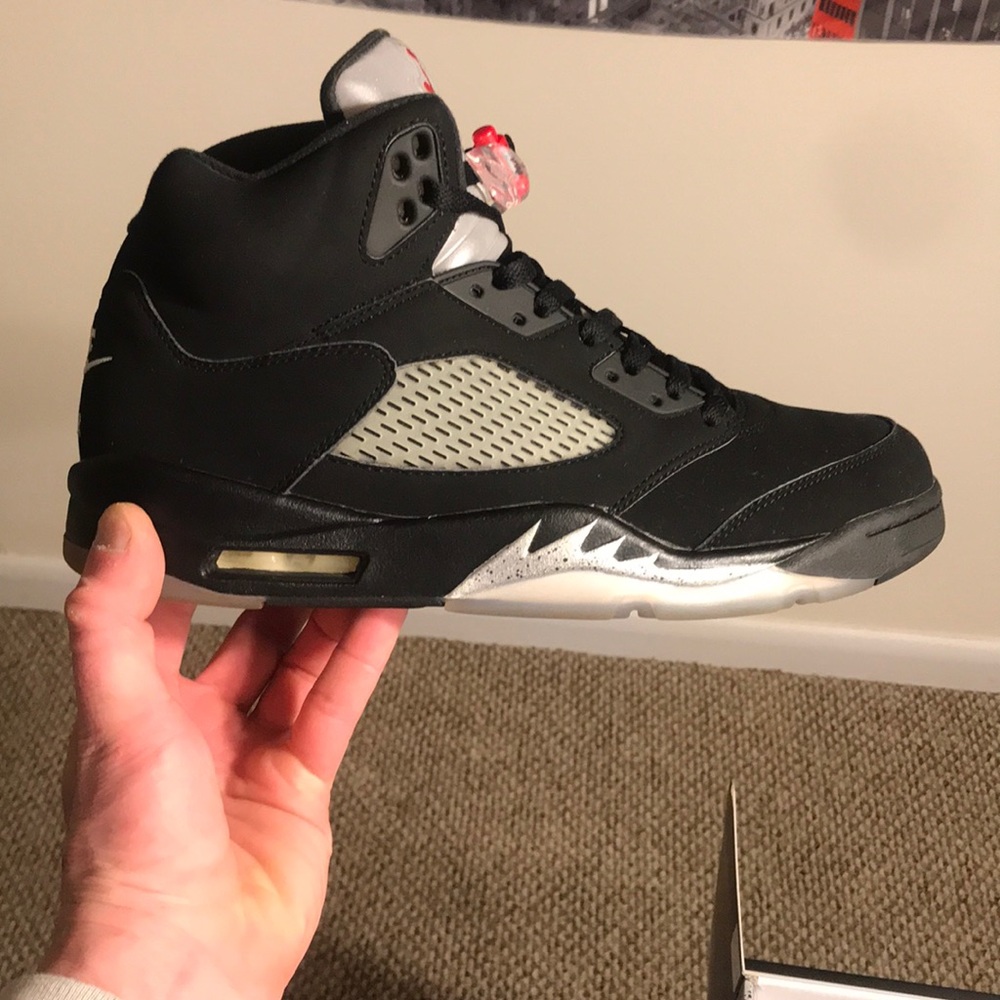 Jordan metallic 5s vnds with box
